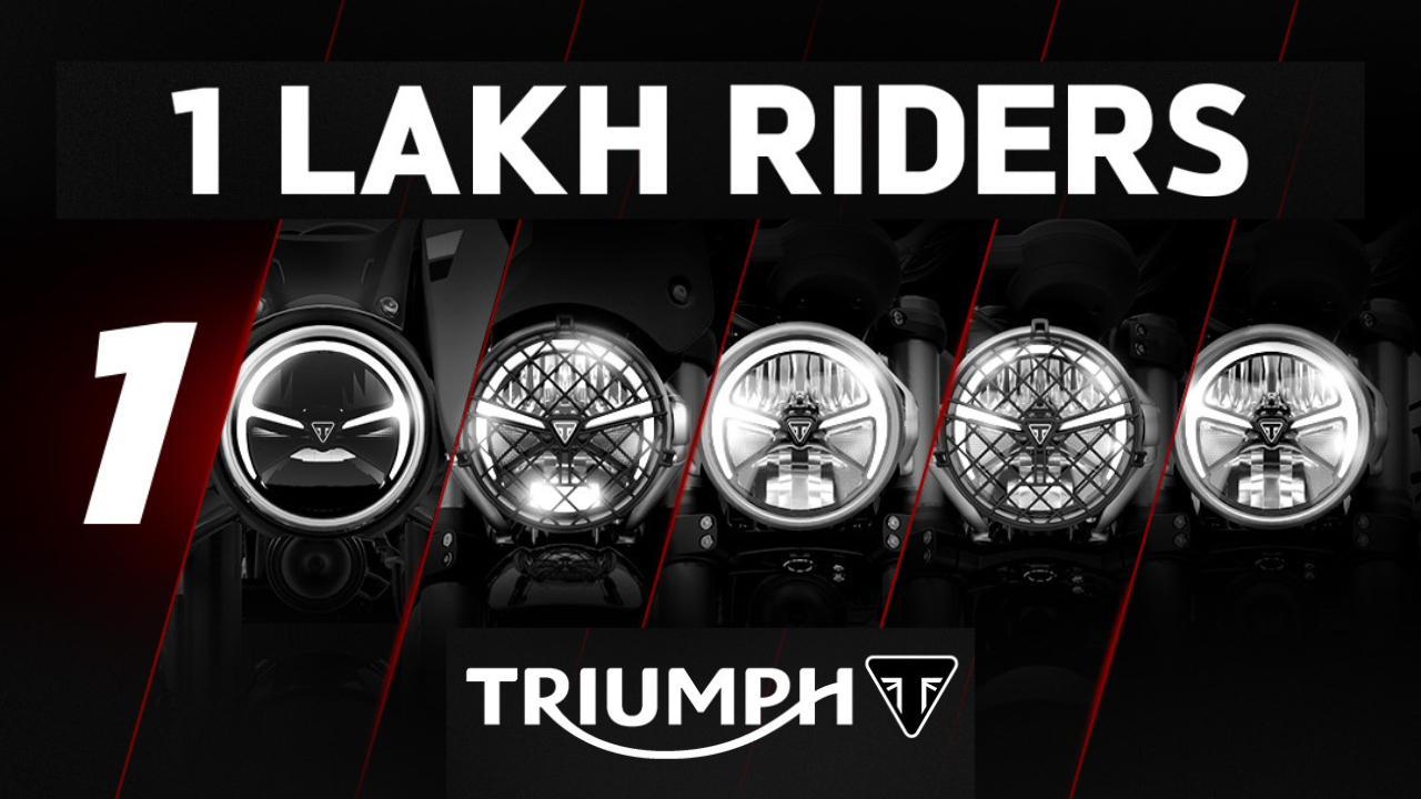Triumph Motorcycles Crosses 1 Lakh Sales in India