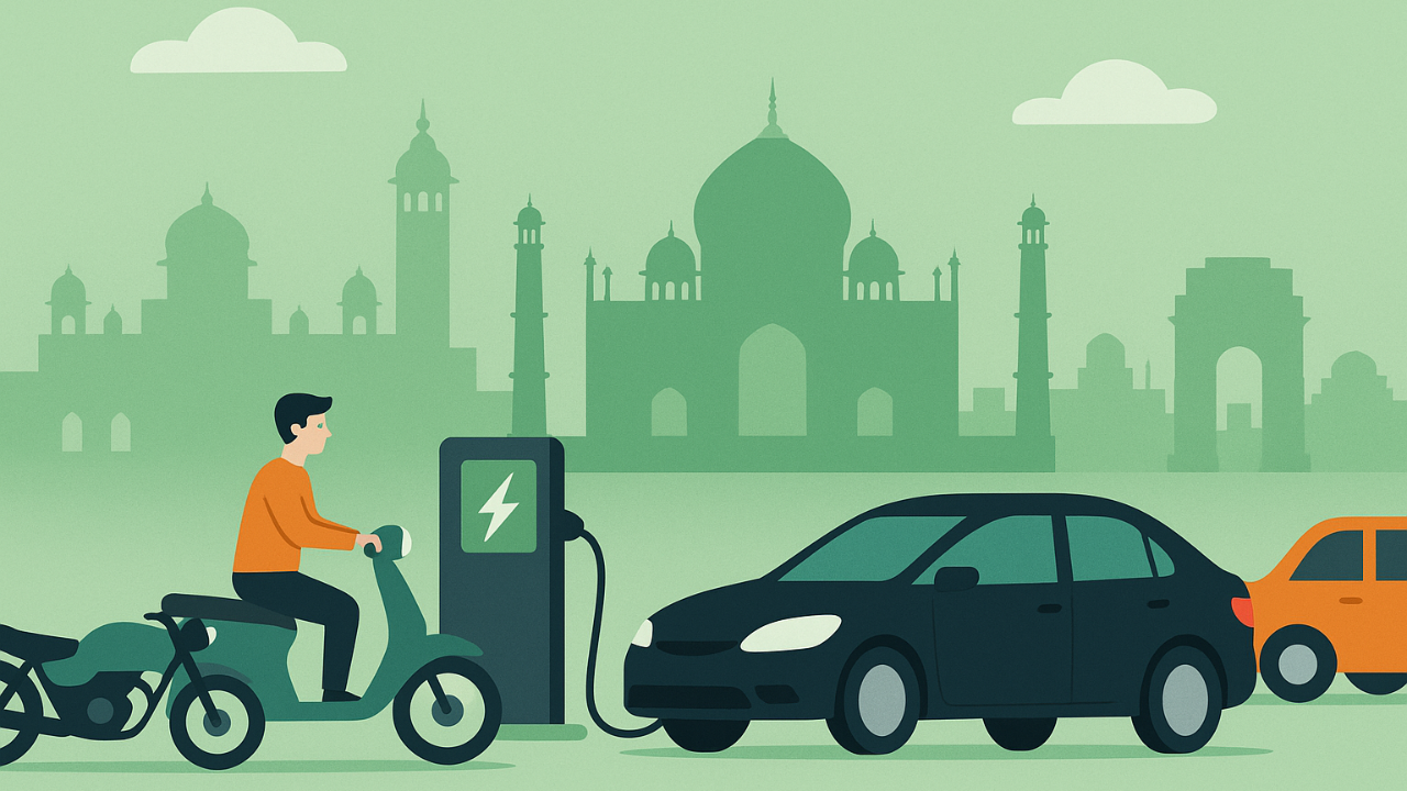 Electric Vehicle Registrations in India Rise to 19.68 Lakh in FY25: MHI