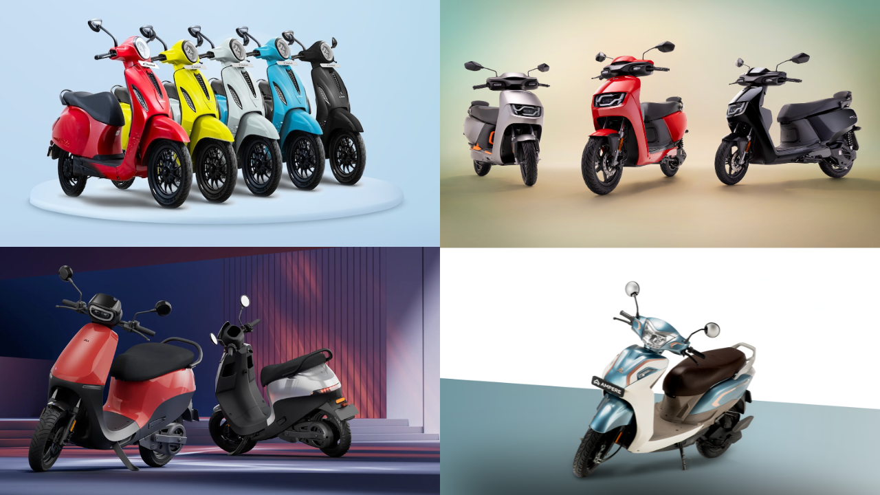 Bajaj Chetak to OLA S1 X: Top 10 Electric Scooters Under Rs 1 Lakh in India