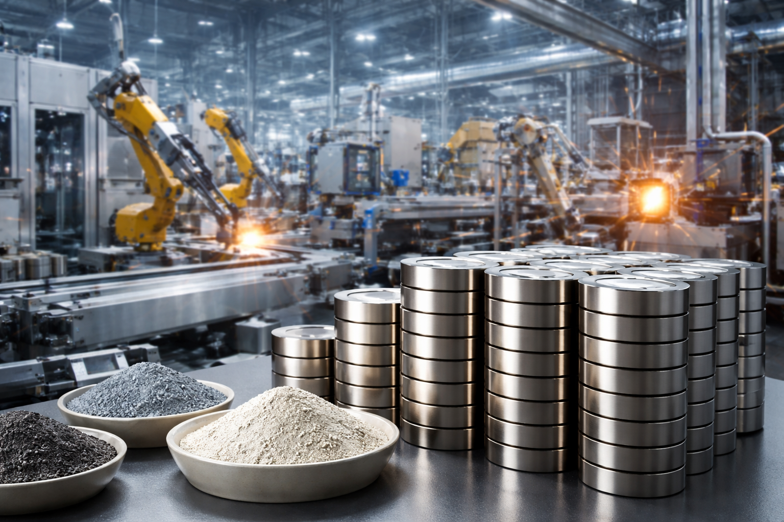 Government Invites Global Bids to Set Up 6,000 MTPA Rare Earth Magnet Manufacturing Capacity in India