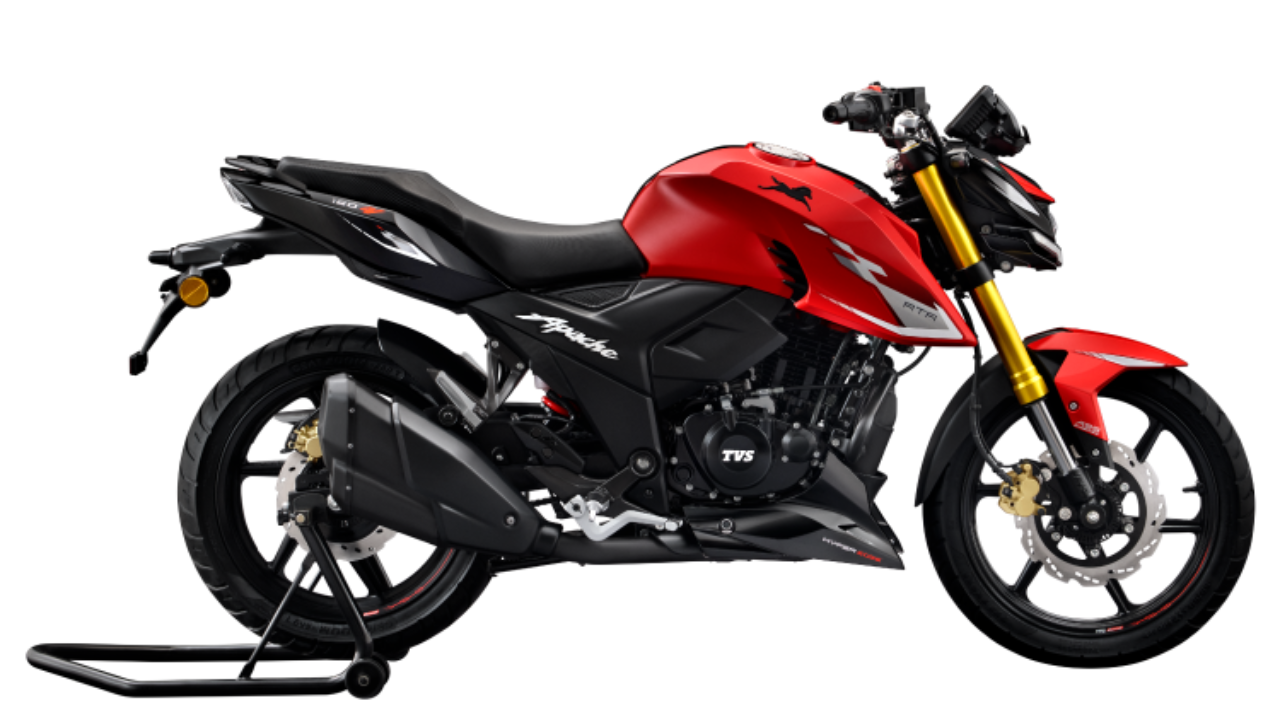 TVS Apache RTR 160 4V Updated with Projector Headlamp, LED Lighting and Slipper Clutch Across Variants