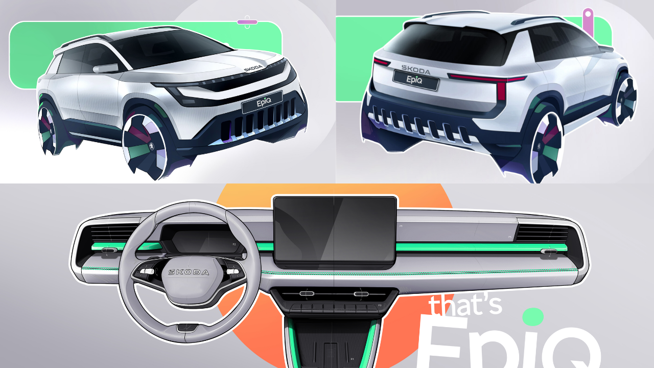 Skoda Epiq Electric SUV Interior Revealed Ahead of Global Debut on May 19