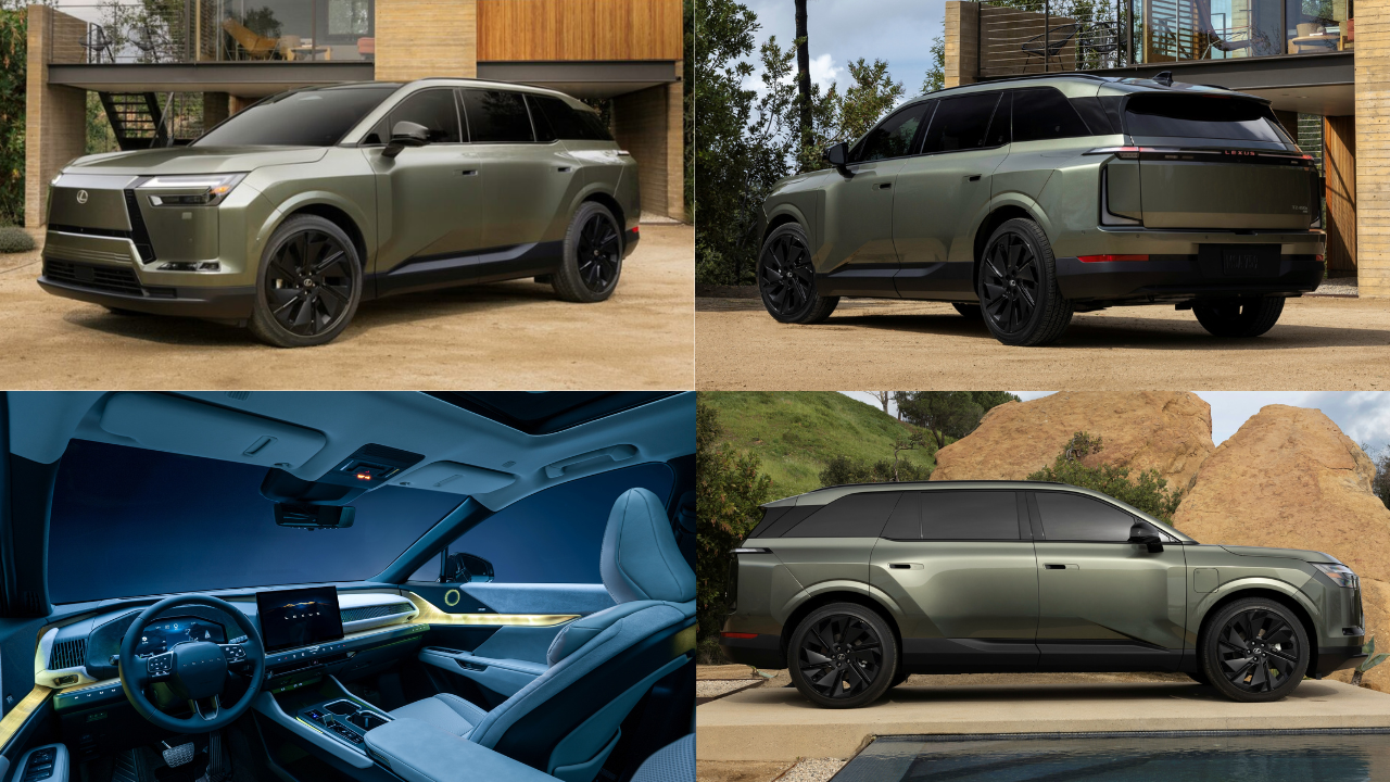 Lexus TZ Three-Row Electric SUV Revealed Globally With Up To 530km Range