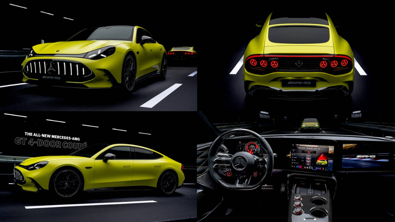 All-New Mercedes-AMG GT 4-Door Coupe EV Makes Global Debut With Simulated V8 Sound