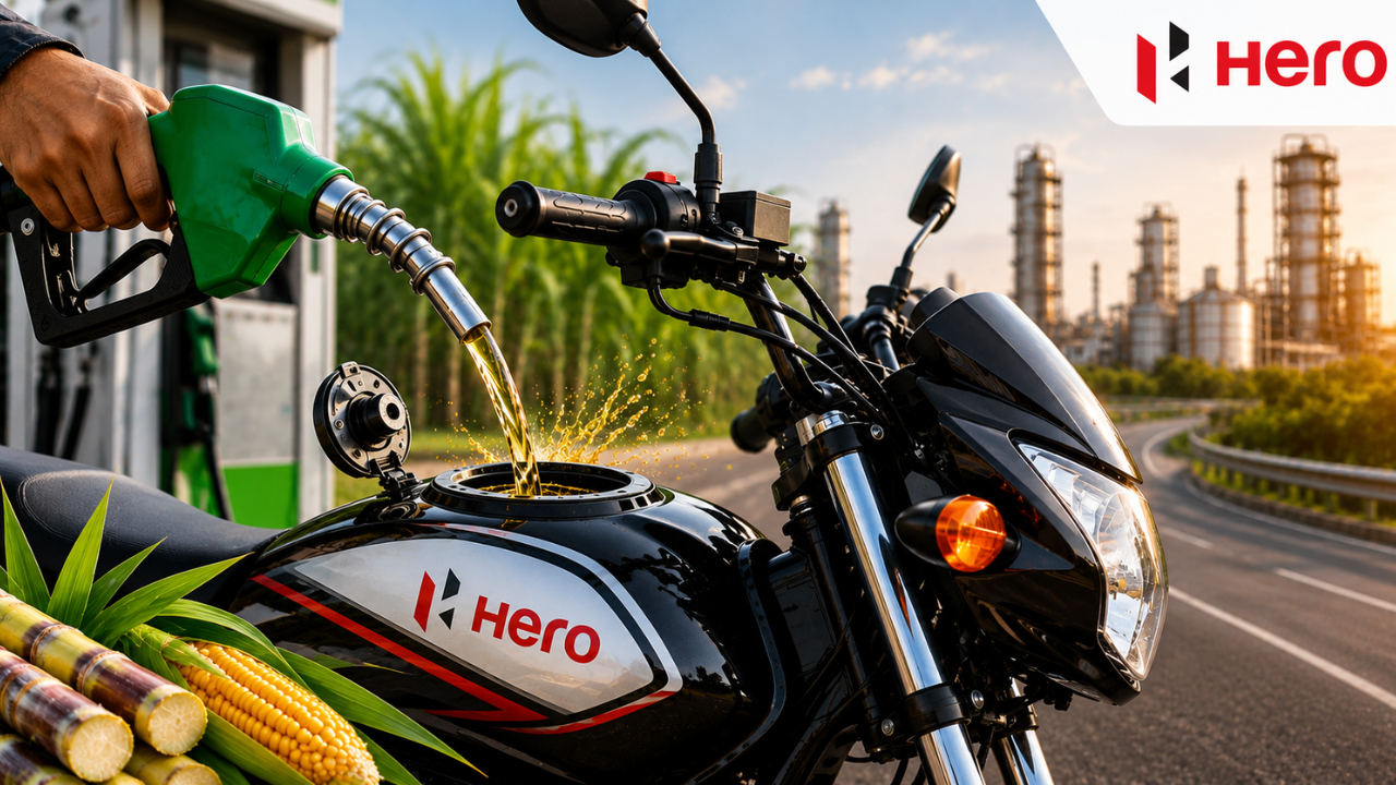Hero MotoCorp to Launch Its First Flex-Fuel Motorcycle in India on June 3