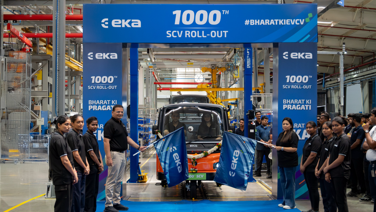 EKA Mobility Rolls Out 1,000th Small Commercial Vehicle from Pune Facility