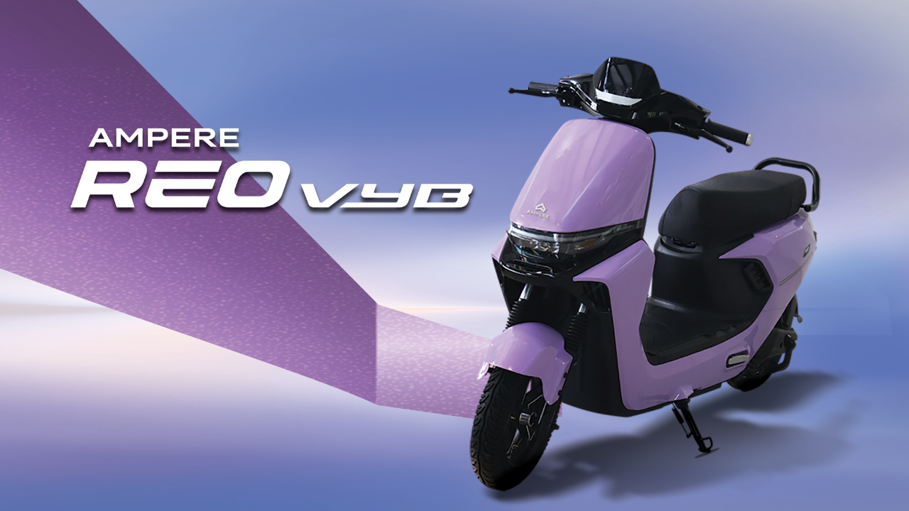 Ampere Reo VYB Electric Scooter Launched in India at Rs 69,499