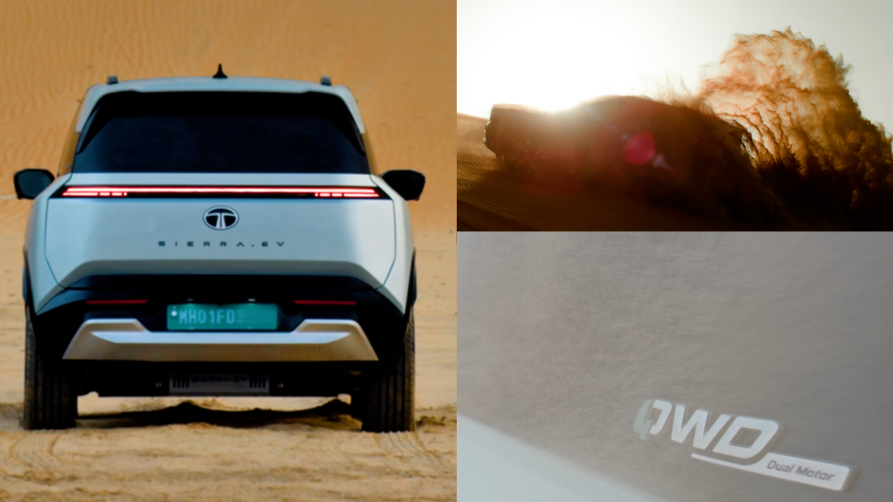 Tata Sierra EV AWD Teased Ahead Of India Debut On June 30