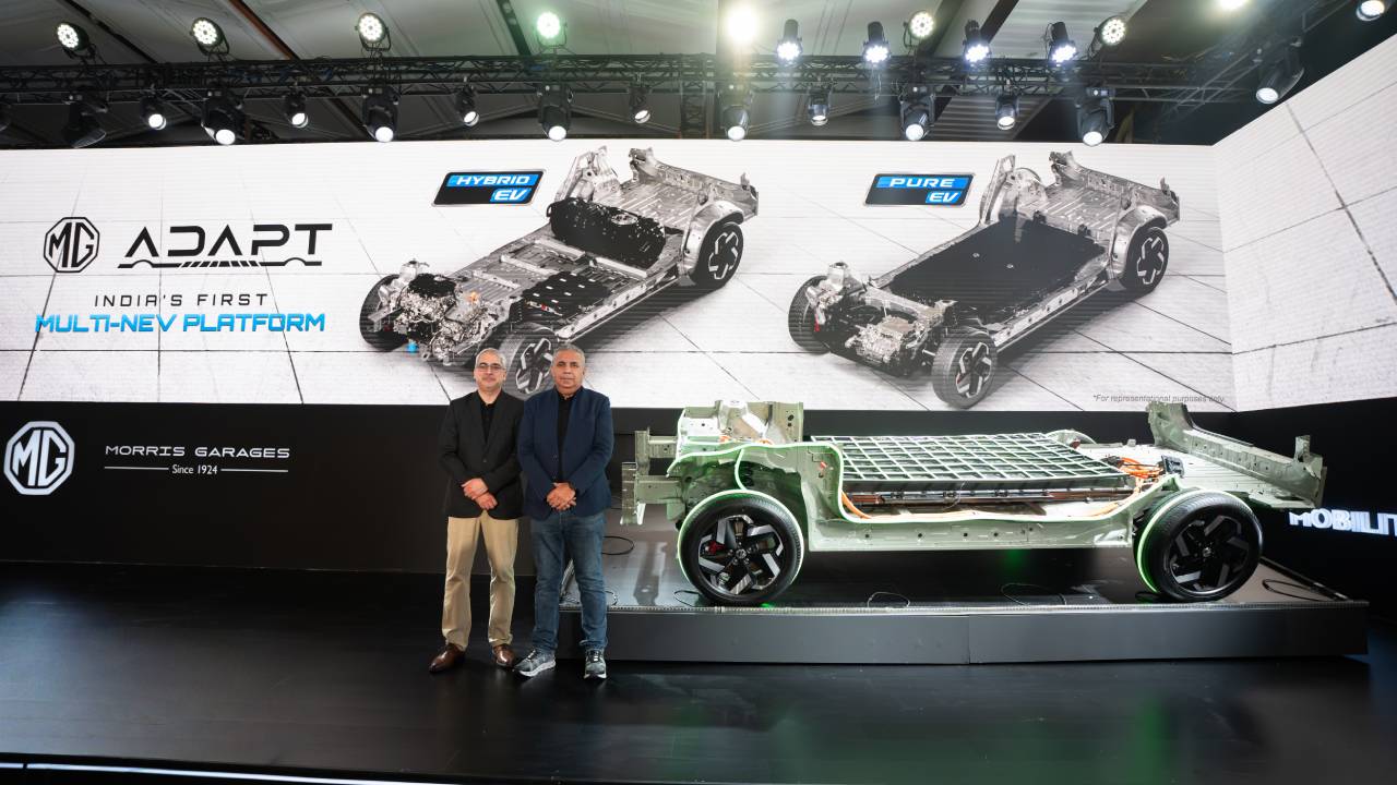 JSW MG Motor ADAPT Launched in India: First Ever Multi New Energy Vehicle Platform