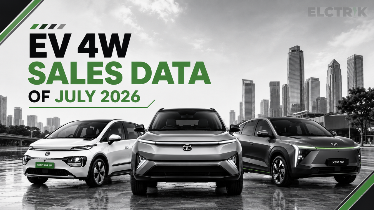 A Comprehensive Electric Four-Wheeler Sales Report of July 2026