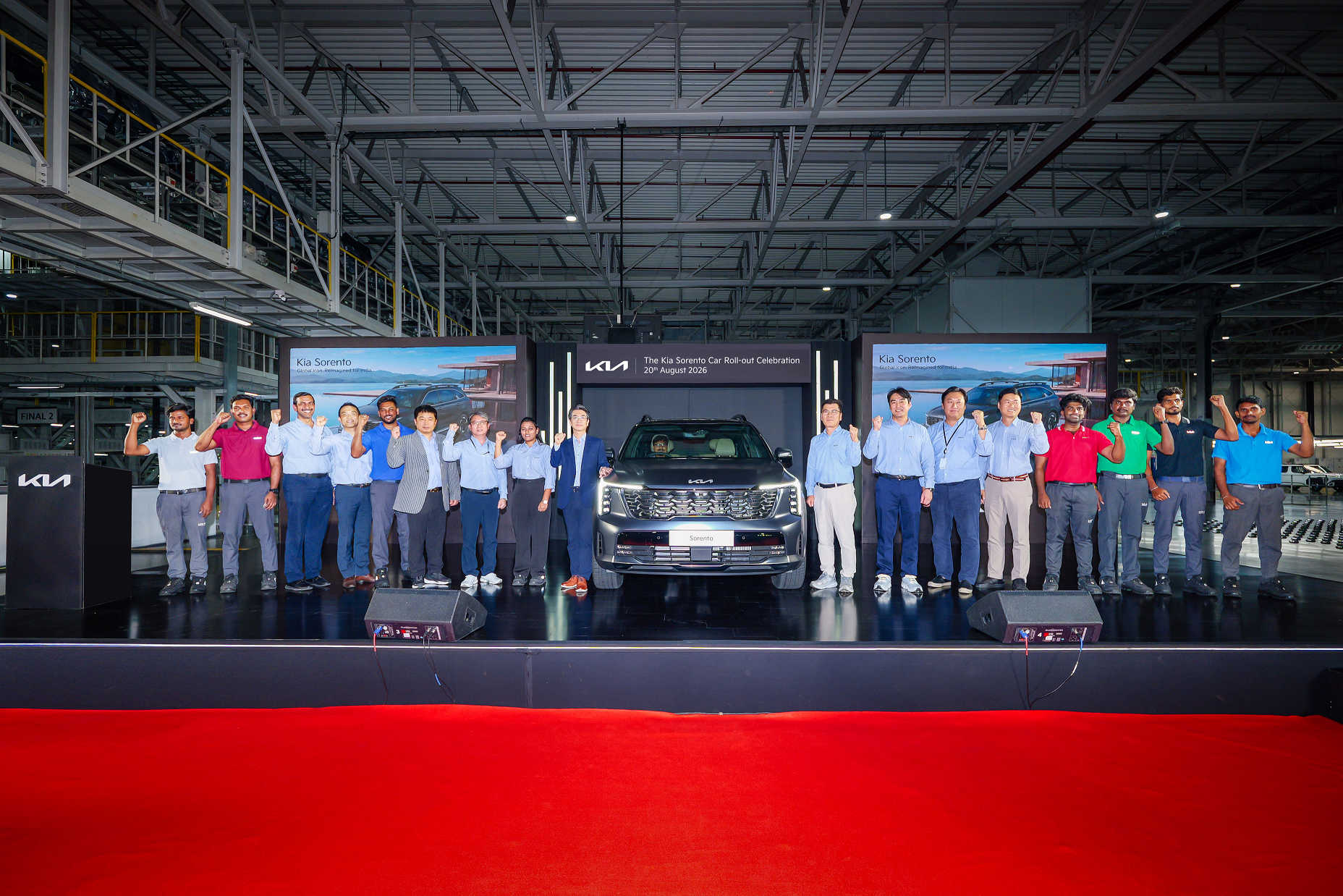 Kia Sorento to Launch on September 4, 2026 in India: Hybrid SUV Production Begins at Anantapur!