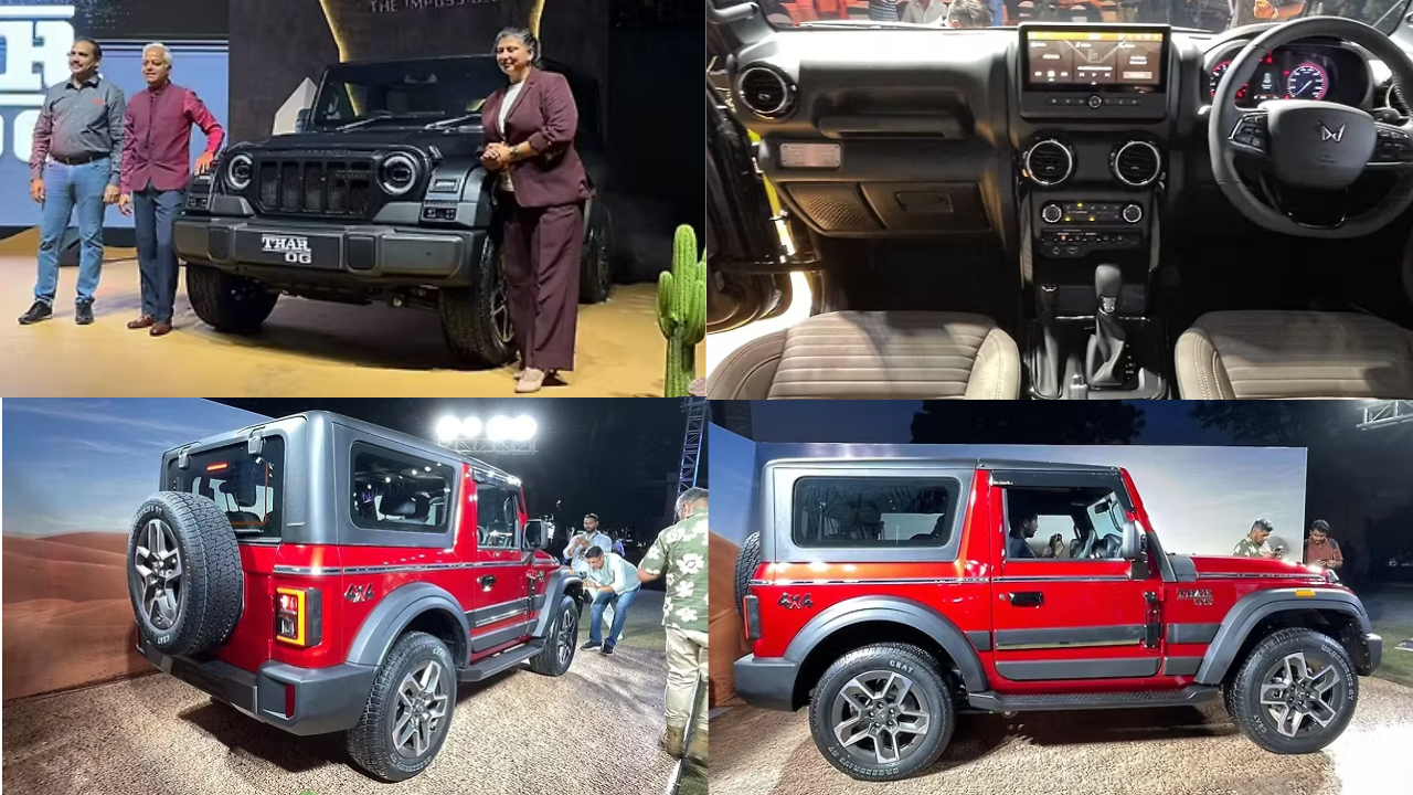 Mahindra Thar OG Launched in India At Rs 10.32 Lakh: New Platform, More Power And Added Safety